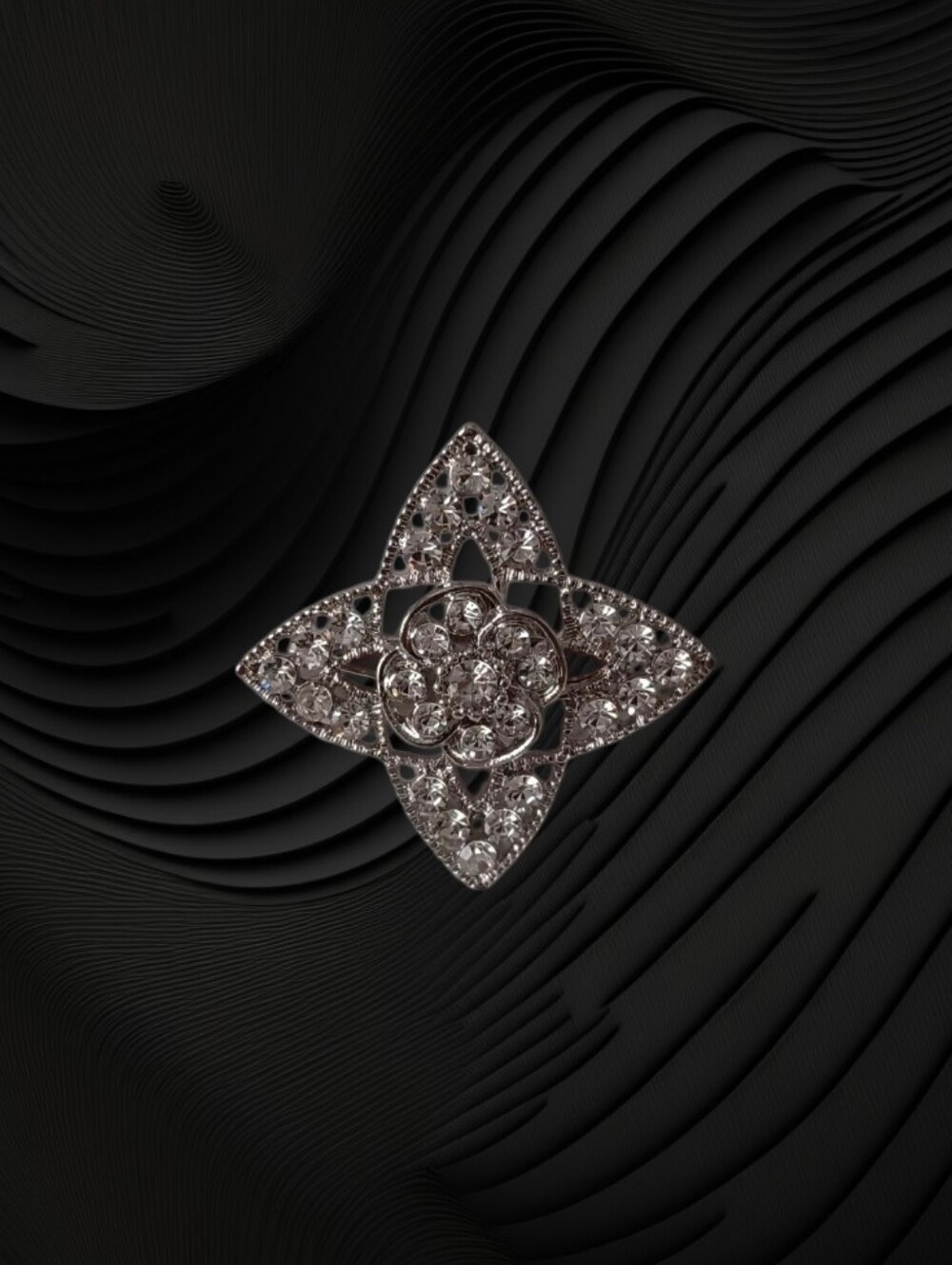 Silver Star Brooch Pin
